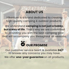 Hikenture Camping Pillow with Removable Cover - Ultralight Inflatable Pillow for Neck Lumbar Support - Upgrade Backpacking Pillow - Washable Travel Air Pillows for Camping, Hiking, Backpacking