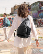 WATERFLY Sling Bag Crossbody Backpack: Over Shoulder Daypack Casual Cross Chest Side Pack