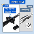 1006 2 PCS Adjustable Kayak Paddle Holder Track Mount Fits Various Shaft Diameters –Universal Rail Mount for Paddle, Fishing Rod, Net – Kayak Accessories for Fishing & Touring