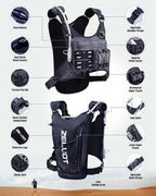 Running Vest with 2L Water Bladder, USA Original Patent, Lightweight Adjustable Chest Pack with Gear Holder, Reflective Running Hydration Vest for Women Men for Marathon