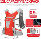 Hydration Pack Backpack, Lightweight Water Backpack with 2L Leakproof Hydration Bladder Daypack for Men Women,Running Hydration Vest for Outdoor Trail