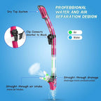 Greatever Dry Snorkel Set,Panoramic Wide View,Anti-Fog Scuba Diving Mask,Professional Snorkeling Gear