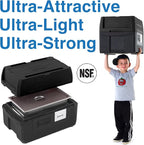 Metro Mightylite ML180XL Top Load Insulated Food Carrier - Professional-Grade Multipurpose Pan Carrier, Insulated Cooler and Food Warmer with Extra Capacity Lid - 45 qt or 5 Pan Capacity