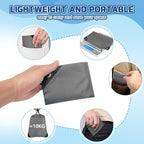 Grneric Drawstring Bags Bulk 14 Pcs Drawstring Backpack Bulk Cinch Bag Sackpack for Men Women Gym (Gray)