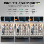 InnoTruth Cal King Size Air Mattress with Built in Pump, Famiy Choice Award Winner, Inflatable Mattress Ideal for Taller Person, 18" Raised Self Inflating Blow up Air Bed for Guests & Home, 700lbs