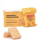 Emergency Food Supply - Peanut Hardtack, Mre Meals Military 2025, Emergency Meals Survival Bars, Camping Hiking Survival Food High Calorie Bars, 12 Count, Long Shelf Life