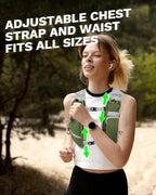 Running Vest for Women and Men, Hydration Running Backpack, Runners Vest, Hydration Vest for Walking, Marathon, Hiking
