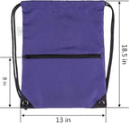 HOLYLUCK Drawstring Backpack Bag Sport Gym Sackpack