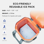Portable Soft Cooler 12 Cans, IP68 Tizip Leak-Proof Zipper for Camping, Fishing, Beach, Outdoors Insulated Ice Chest with Reusable Ice Pack