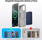 Magnetic Portable Charger 10800mah for Magsafe Battery Pack, Wireless Power Bank with 25W PD Fast Charging & LCD Display, Compatible with iPhone 16/15/14/13/12 Pro/Pro Max/Plus
