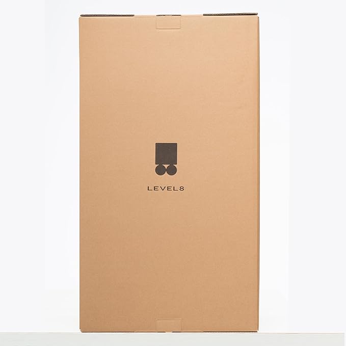 LEVEL8 Trunk Luggages, 28 Inch Luggage with Spinner Wheels, Luminous Textured Checked Large Hard Shell Lightweight with Tsa Lock, Navy