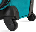 SwissGear Sion Softside Expandable Luggage, Teal, Checked-Large 29-Inch