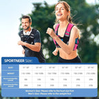 Sportneer Weighted Vest for Women Men: 8lbs/12lbs/15lbs/20lbs/25lbs Weight Vest with Detachable Phone Pouch Rucking Vest for Women Walking Strength Training Muscle Building Weight Loss