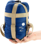 ECOOPRO Warm Weather Sleeping Bag - Portable, Waterproof, Compact Lightweight, Comfort with Compression Sack - Great for Outdoor Camping, Backpacking & Hiking-83 L x 30" W Fits Adults