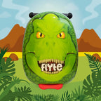 Flyte Darwin The Dino Scooter Suitcase - Rideable, Carry on Compliant 2-in-1 Children's Suitcases, 18 inch Ride on Suitcase for Kids, 25 Litre Capacity Kids' Luggage on Wheels for Children Aged 4+
