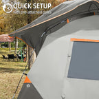 CAMEL CROWN Tents for Camping 4/6 Person Tent Waterproof Easy Setup Backpacking Tents