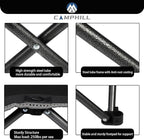 Camping Chair Set of 3, Outdoor Folding Camping Chairs for Heavy People with Cup Holder & Carry Bag,Collapsible Chair Include One Sofa Chair and Two Single Chair,Support up to 500lbs