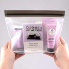 Dionis Goat Milk Lavender Blossom Hand Cream, Body Lotion, Whipped Body Scrub, Shave Butter, Bar Soap 6 oz & Carrying Case 6-Piece Travel Set