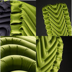 KLYMIT Static V2 Inflatable Sleeping Pad | Portable, Ultralight, Easy to Inflate, Foldable Air Bed for Camping, Backpacking & Hiking — Green