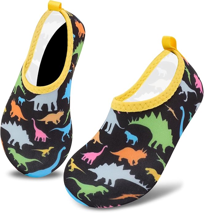 Deevike Kids Water Shoes Boys Grils Barefoot Quick Dry Aqua Socks Beach Shoes for Toddler Sports Swim Surf Outdoor Walking