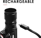 NEBO Transcend Rechargeable Headlamp | 1000 Lumens, 5 Light Modes, Detachable Magnetic Work Light, Water Resistant, Bright LED Headlight for Hiking & Camping, Includes USB Charging Cable