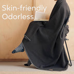 100% Wool Blanket, 48" x 62", Warm, Thick, Washable, Military Wool Blanket, Great for Camping, Outdoors, Sporting Events, Survival Kits