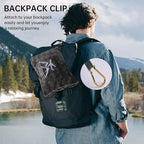 Travel Blanket and Pillow-2-in-1, Ultra-Soft&Compact, One-Piece Airplane Blanket with Hand Luggage Belt and Backpack Clip,Travelers Accessories Gifts, 61x43 Inches (Dark Grey)