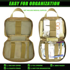 Upgrade Molle Rip Away Ifak Pouch, Tactical Small Belt First Aid Pouch Medical Utility EMT Pouch Only
