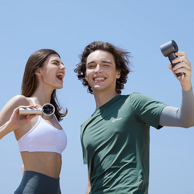 JISULIFE Handheld Fan Pro Series - Extreme Cooling Output: 1-100 Speed Scroll Wheel, Metal Body, Digital Display, 1.5H Fast Charge, 5000mAh-Portable Fan for Travel Outdoor, Gifts for Women Men(Grey)