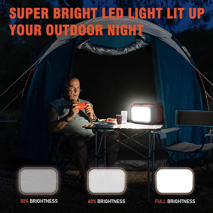 SinKeu Portable Power Station 600W, 296Wh/80000mAh Backup Lithium Battery Pack Bank, 110V Pure Sine Wave AC Outlet Solar Generator for Camping Emergency RV Outdoor Hurricane Supplies