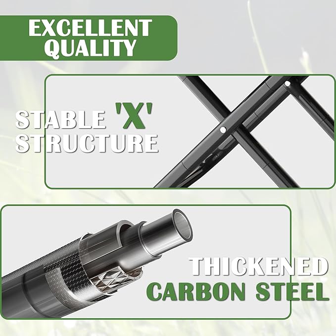 Camping Stool Pocket Chair, Lightweight Portable Stool with Shoulder Strap, Capacity 220lbs for Adults Outdoor Hiking Fishing Travel-Medium Grey