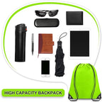 Grneric Drawstring Bags Bulk 14 Pcs Drawstring Backpack Bulk Cinch Bag Sackpack for Men Women Gym (Light Green)