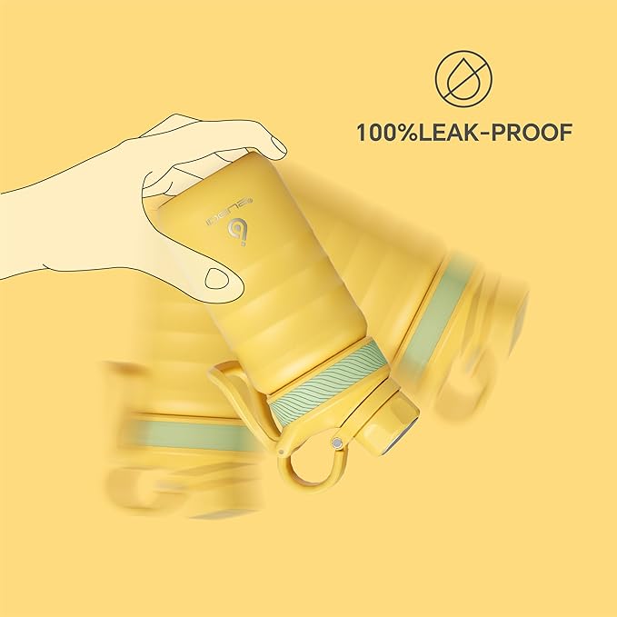 IDEUS Insulated Water Bottle 12oz, Stainless Steel Insulated Water Bottle For School, Insulated Bottles With Straws Leakproof, Vacuum Double Wall Water Bottles For Boys And Girls With 2 Lids, BPA Free