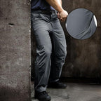 FREE SOLDIER Men's Outdoor Cargo Hiking Pants with Belt Lightweight Waterproof Quick Dry Tactical Pants Nylon Spandex