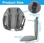 Universal Kayak Seat with Back Support, Comfortable Deluxe Sit-On-Top Canoe Seat for SUP Paddle Board Fishing Boat with 6 Adjustable Straps