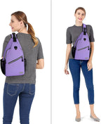 MOSISO Sling Backpack, Multipurpose Crossbody Shoulder Bag Travel Hiking Daypack