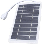 Zunate Solar Panel Power Bank with Dual USB Outputs, Monocrystalline Silicon Phone Charger for Outdoor Camping and Charging Tablets or Cameras At 9 X 16cm Size