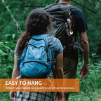 PSKOOK 5-in-1 Utility Tactical Spork, Stainless Steel Spoon & Bottle Opener, Fork & Knife, Can Opener Combo Camping Utensil for Hiking, Camping or Backpacking (Black)