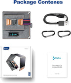 [Upgraded Tiny Solar Charger] BigBlue 14W SunPower Solar Panels with USB-A Port(5V/2.4A Max), IPX4 Waterproof, Portable Solar Phone Charger Compatible with iPhone X/8/7, Tablet, Samsung LG etc