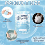 Leelosp 200 Pcs Individual Travel Laundry Detergent Bulk Travel Size Laundry Detergent Packets Portable Single Use Liquid Soap for Traveler Hostel Essentials Cleaning