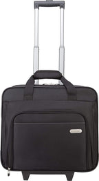 Targus 16 inch Rolling travel laptop case, Black - Travel briefcase and small rolling bag - Spacious foam padded laptop case 16" (TBR003US)