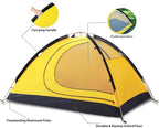 GEERTOP Ultralight 2 Person Backpacking Tent 4 Season Waterproof Camping Tent Double Layer Cold Weather Easy Set Up Tents for Family Camp, Hiking, Hunting Outdoor Mountaineering Travel