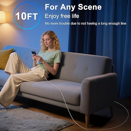 Fast Charger iPhone 17/16/15,2Pack 40W USB C Wall Charger Block 10FT USB C to C Fast Charging Cable Cord 40W Plug Quick Apple Chargers for iPhone 17 Pro Max/17 Air/16 Pro/15Pro/Plus,iPad Pro/Air/Mini