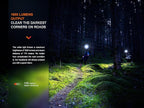 Fenix HM65R-T V2.0 Running Headlamp, 1600 Lumen White Light and Warm White Dual Beams, USB-C Rechargeable, Lightweight Long Runtime for Trail Running, with Organizer (Nebula)