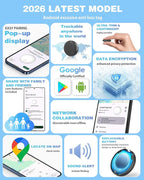 Air Tags for Android,Air Tags-4 Pack Android,2 Year Battery Life,Android Tracker Tags with 4 Case,Google Find Trackers for Google'S Find Hub App,IP65 Waterproof Luggage Tracker for Keys