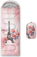 QOOMO Camping Sleeping Bags,3 Season Warm & Cool Weather,Lightweight,Waterproof Sleeping Bags for Adults & Kids,Traveling,and Outdoors,Camping Gear Equipment