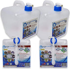 WaterStorageCube BPA Free Collapsible Water Container with Spigot, Camping Water Storage Carrier Jug for Outdoors Hiking Backpack & Survival Kit, Foldable Portable Water Canteen 1.3/2.6/5.3 Gallon