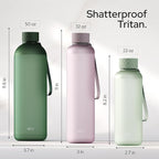 KIVY Tritan Water Bottle 2nd Generation (Beige White, 22oz)