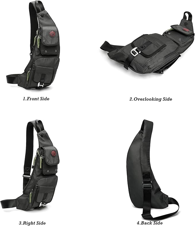 NICGID Sling Bag Chest Shoulder Backpack Crossbody Bags Casual Daypack for Men Women