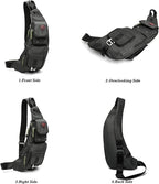 NICGID Sling Bag Chest Shoulder Backpack Crossbody Bags Casual Daypack for Men Women